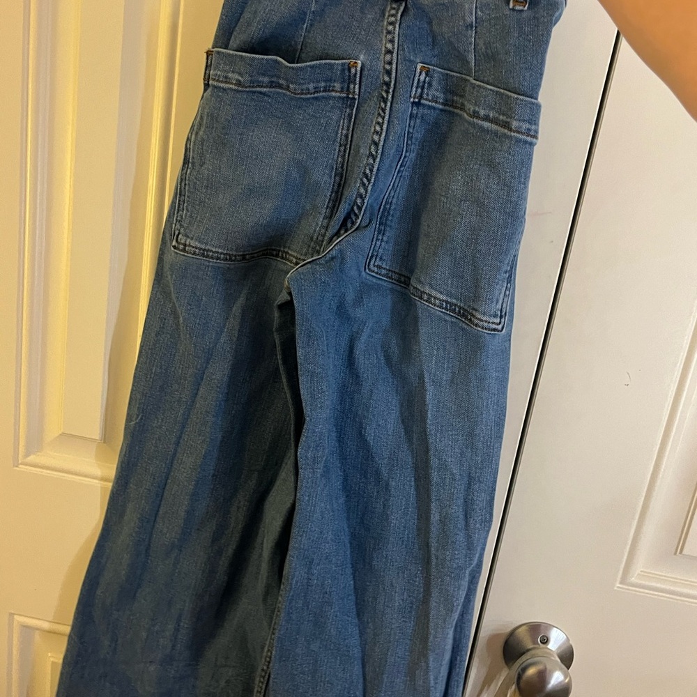 denim blue trending zara marine straight leg jeans
